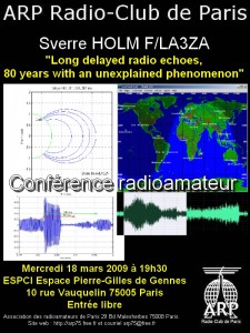 L'affiche de la conférence ARP en 2009